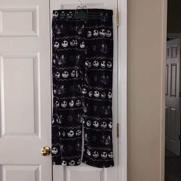 The Nightmare before Christmas fleece pajama lounge pants bottoms Sz M - Picture 4 of 5